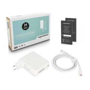 Zasilacz Movano 140W USB type C USB-C (white)