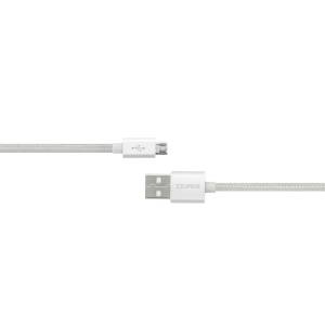 Kabel ROMOSS micro USB (ładowanie komunikacja) - silver / srebrny