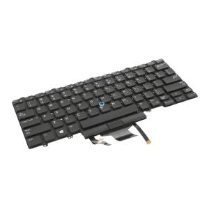 Klawiatura laptopa do Dell Latitude 5490 7490 (podświetlana trackpoint)