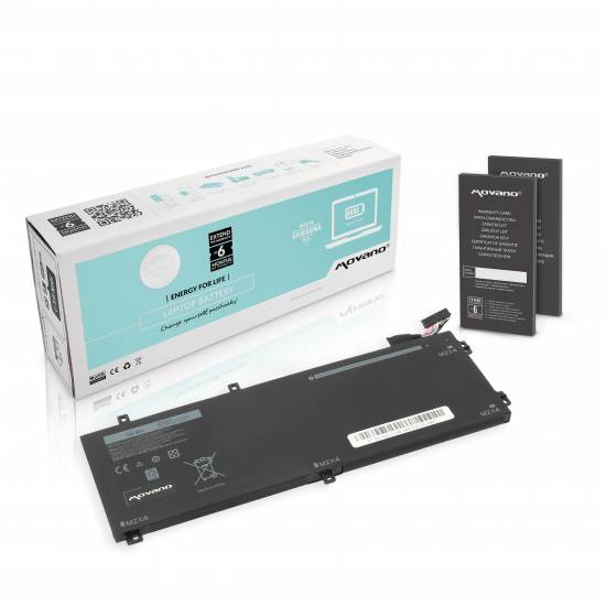 Bateria Movano do Dell XPS 15 (9550) - RRCGW