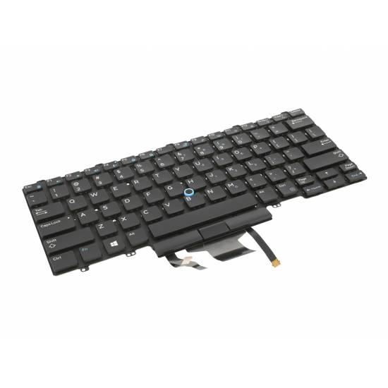 Klawiatura laptopa do Dell Latitude 5490 7490 (podświetlana trackpoint)