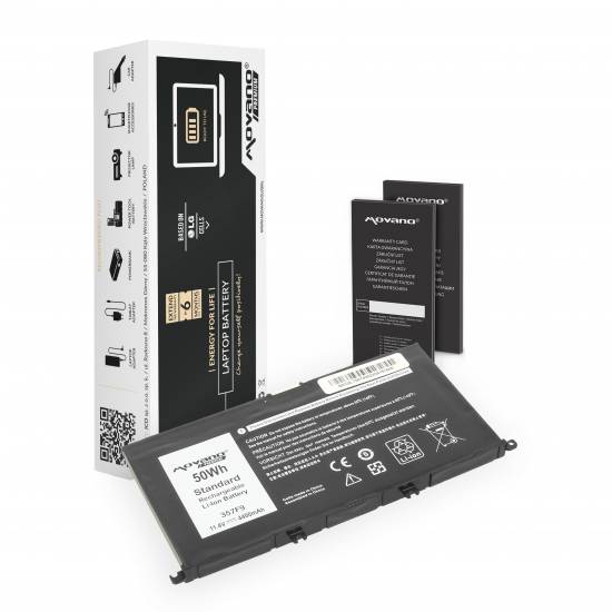 Bateria Movano Premium do Dell Inspiron 15 (7557) 15 (7559) - 4400mAh