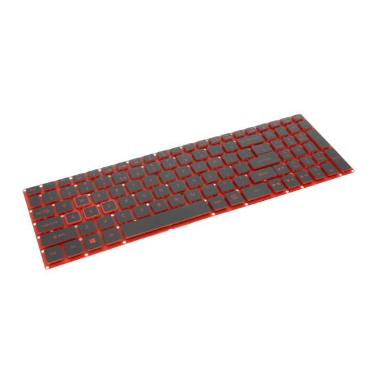 Klawiatura laptopa do Acer Nitro 5 AN515 - taśma 28pin czerwona (numeryczna podświetlana)