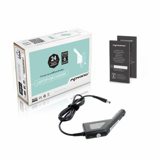 Zasilacz samochodowy Movano 18.5v 3.5a (7.4x5.0 pin) 65W do HP Compaq