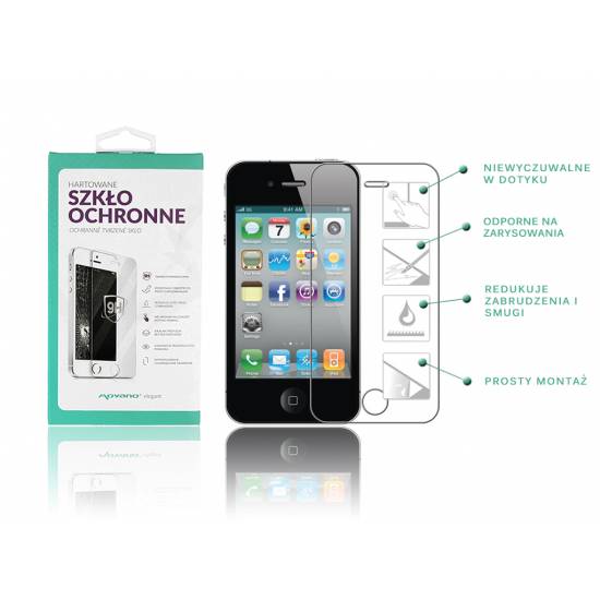 Szkło hartowane 9H do Apple iPhone 4 / 4S