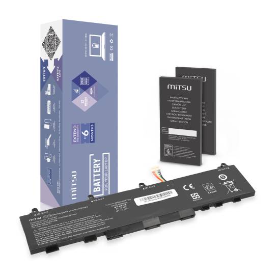 Bateria Mitsu do HP EliteBook 830 840 (G7 G8) ZBook Firefly 14 (G7 G8)