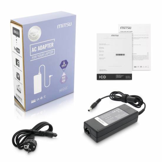 Zasilacz Mitsu 20v 4.5a (5.5x2.5) 90W do Fujitsu Gateway Lenovo