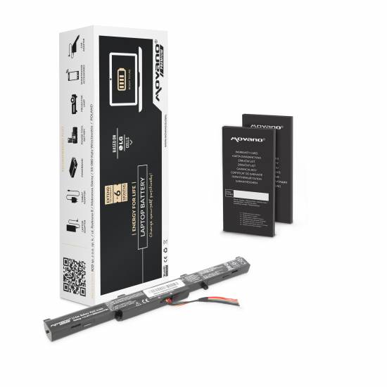 Bateria Movano Premium do Asus A550E K550E (3200 mAh)