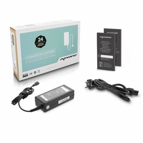 Zasilacz Movano 65W USB type C USB-C (black)