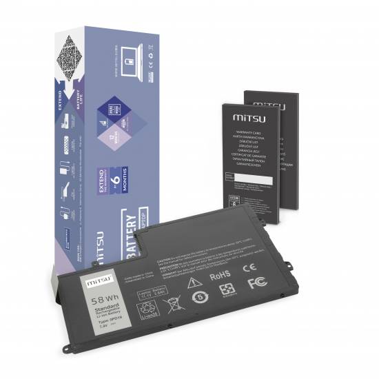 Bateria Mitsu do Dell Inspiron 15 (5542) 14 (5445) - 7.4V