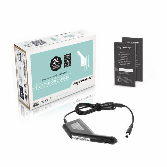 Zasilacz samochodowy Movano 19.5v 4.62a (7.4x5.0 pin) 90W do Dell