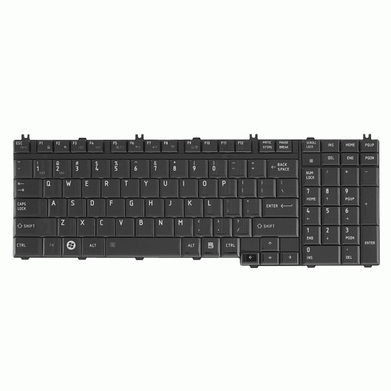 Klawiatura laptopa do Toshiba A500 P300 - matowa