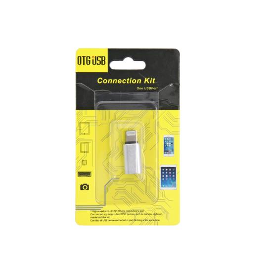 Adapter / przejściówka Lightning do USB-C (silver)