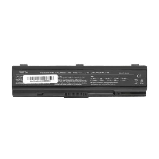 Bateria Mitsu do Toshiba A200 A300 (4400mAh)