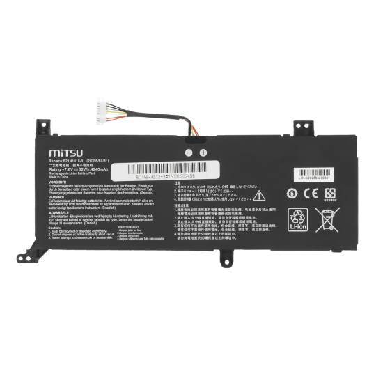 Bateria Mitsu do Asus Vivobook 14 A416J 15 D515D