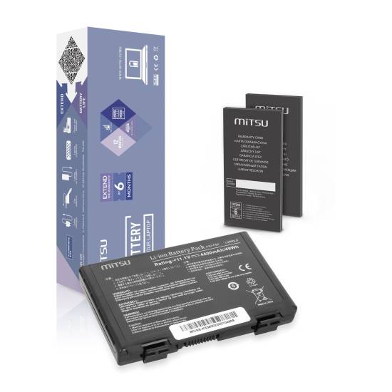 Bateria Mitsu do Asus F82 K40 K50 K60 K70