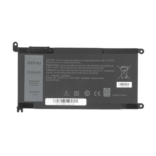 Bateria Mitsu do Dell Vostro 14 (5468) Inspiron 15 (5568) - 3100mAh