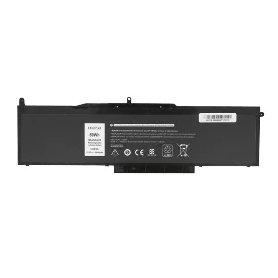 Bateria Mitsu do Dell Latitude 15 (5580) Precision 3520 3530