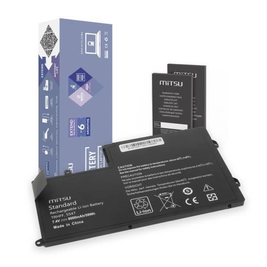 Bateria Mitsu do Dell Inspiron 15 (5542) 14 (5445) - 7.4V