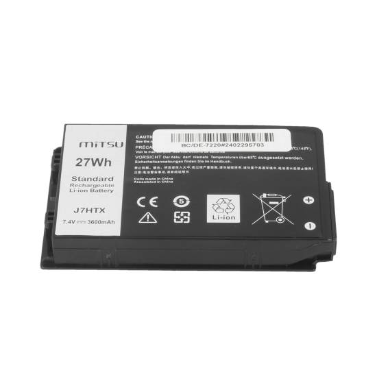 Bateria Mitsu do Dell Latitude Rugged Extreme 12 (7202) 12 (7212) 12 (7220)