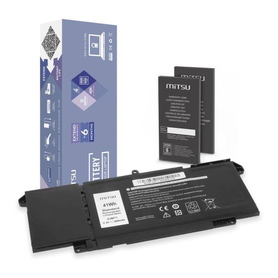 Bateria Mitsu do Dell Latitude 5320 7320 7520 - 11.4V