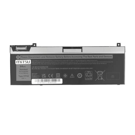 Bateria Mitsu do Dell Precision 7530 7540 7730 - 5TF10 7.6V