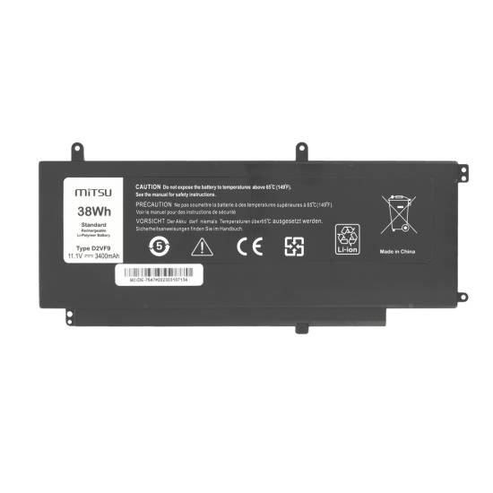 Bateria Mitsu do Dell Inspiron 15 (7547) 15 (7548)