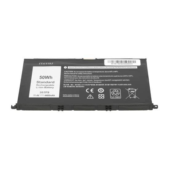 Bateria Mitsu do Dell Inspiron 15 (7557) 15 (7559) - 4400mAh