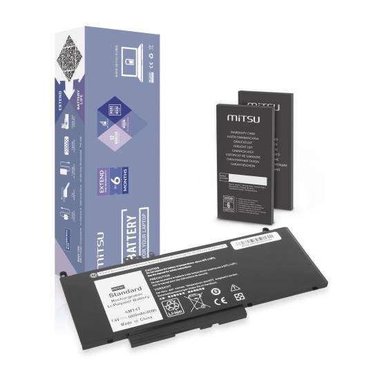 Bateria Mitsu do Dell Latitude E5470 E5570 - 7.6V