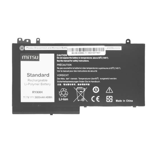Bateria Mitsu do Dell Latitude E5450 E5550 - 11.1V