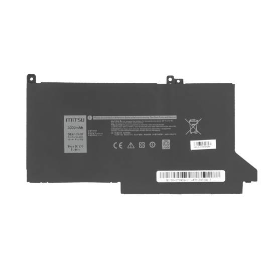 Bateria Mitsu do Dell Latitude 7390 7490 - 11.4V (3000mAh)