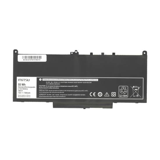 Bateria Mitsu do Dell Latitude E7270 E7470