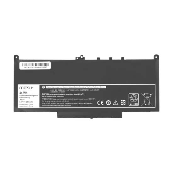 Bateria Mitsu do Dell Latitude E7270 E7470 (5800mAh)