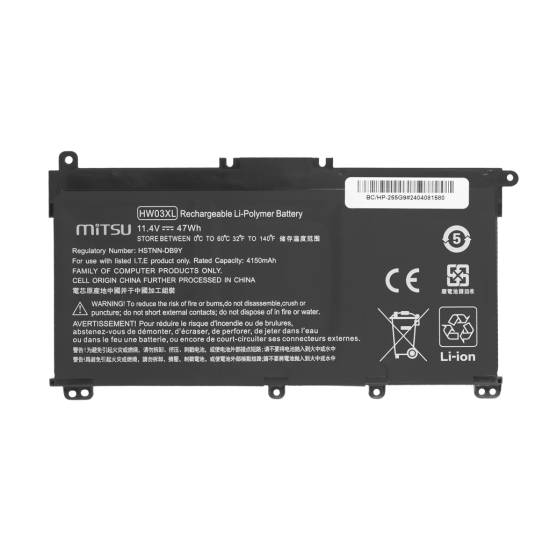 Bateria Mitsu do HP 250 255 G9 15-EH