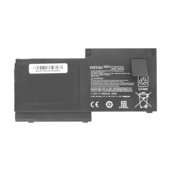 Bateria Mitsu do HP EliteBook 720 G1 G2