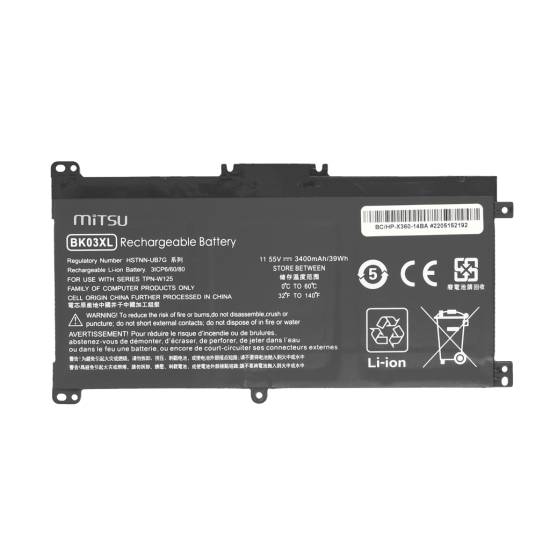 Bateria Mitsu do HP Pavilion X360 14-BA