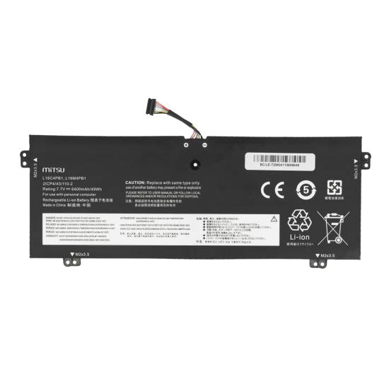 Bateria Mitsu do Lenovo Yoga 720-13IKB 730-13IKB