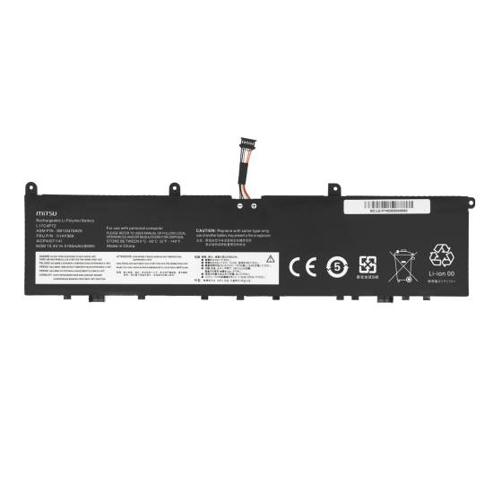Bateria Mitsu do Lenovo ThinkPad P1 X1 Extreme (Gen 1 2)