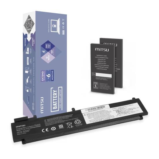 Bateria Mitsu do Lenovo ThinkPad T460s T470s - tylna bateria