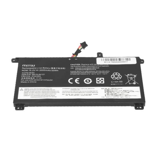 Bateria Mitsu do Lenovo ThinkPad T570 T580 P51s P52s - wewnętrzna
