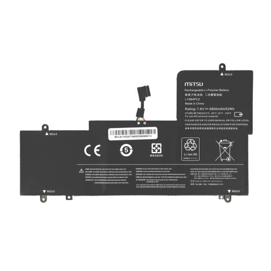 Bateria Mitsu do Lenovo Yoga 710-14IKB 710-14ISK
