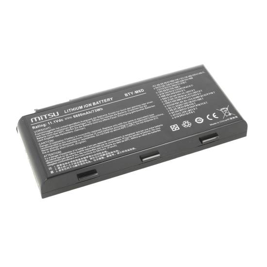 Bateria Mitsu do MSI GT660 GT780 GX780