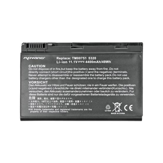 Bateria Movano do Acer TM 5320 5710 5720 7720