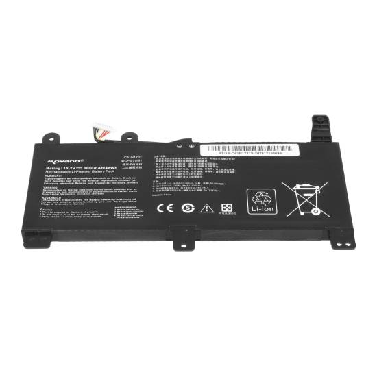 Bateria Movano do Asus ROG Strix G512LU, G531GU, G712LU (3000mAh)