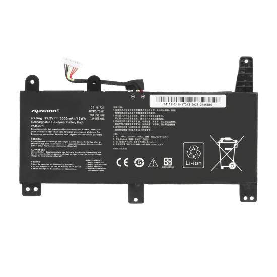 Bateria Movano do Asus ROG Strix G512LU, G531GU, G712LU (3000mAh)