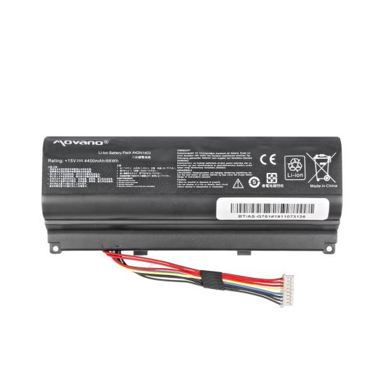 Bateria Movano do Asus G751 GFX71