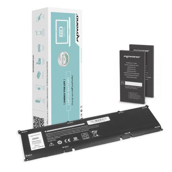 Bateria Movano do Dell Alienware M15 M17 R3 XPS 15 (9500)