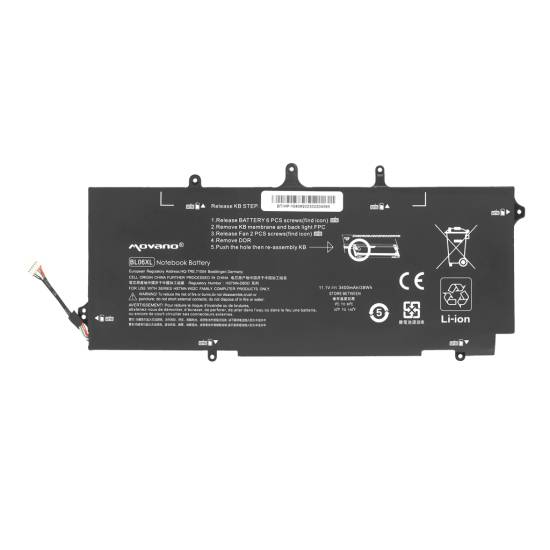 Bateria Movano do HP EliteBook Folio 1040 G1 G2