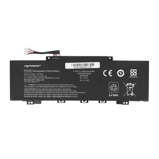 Bateria Movano do HP Pavilion x360 14-dy 14-ek Aero 13-be 13-bg