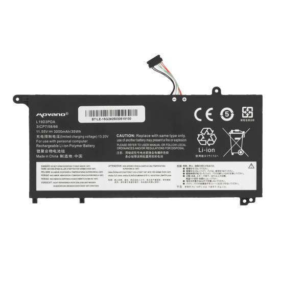 Bateria Movano do Lenovo ThinkBook 14 G2 G3 G4 15 G2 G3 G4